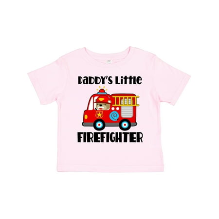 

Inktastic Daddys Little Firefighter Gift Toddler Boy or Toddler Girl T-Shirt