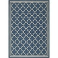 thumbnail image 1 of Safavieh Courtyard Navy Indoor Outdoor Rug - 4' x 5'7", 1 of 5