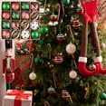 thumbnail image 5 of Valery Madelyn 16ct 3.15" Elf Red Green White Christmas Ornaments, Shatterproof Ornaments for Holiday Party Decor, 5 of 8