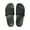 Black, variant on Reef Men's Sandals One Slide, Black, 4