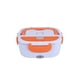 thumbnail image 1 of Cateissary Bento Box eléctrico 110V 220V Caja de acero inoxidable 1.2L Contenedor de alimentos multifunción Calentador desmontable Oficina Hotel Electrodomésticos Naranja 220V/UE, 1 of 6