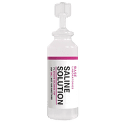 Base Laboratories 7% Sodium Chloride Saline Solution Vials, Preservative-Free, USP Grade, Single-Use 5 mL Ampoules, 25 Count