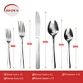 thumbnail image 5 of Kitchentrend Windsor Stainless Steel 60-Piece Flatware Service for 12, 5 of 5