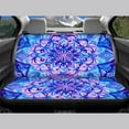 thumbnail image 4 of Pzuqiu Blue Mandala Car Seat Cover Full Set Automotive Cover Accessories Washable Easy to Install Seat Protectors Universal Automotive Vehicle Seat Cover Universal Fit Most Sedans, Blue, 4 of 7
