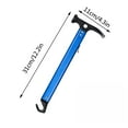 thumbnail image 3 of Yhmxh Camping Essentials Sports and Outdoors Aluminum Camping With Hook Portable Lightweight Multi-Functional Tent Stake For Outdoor Small Light, 3 of 3