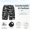 thumbnail image 3 of Honeii Pasta Bacon Print Men's Swim Shorts,Mens Swim Trunks,Breathable Mesh Beach Shorts for Swimming,Surfing, and Beach Activities-XX-Large, 3 of 6