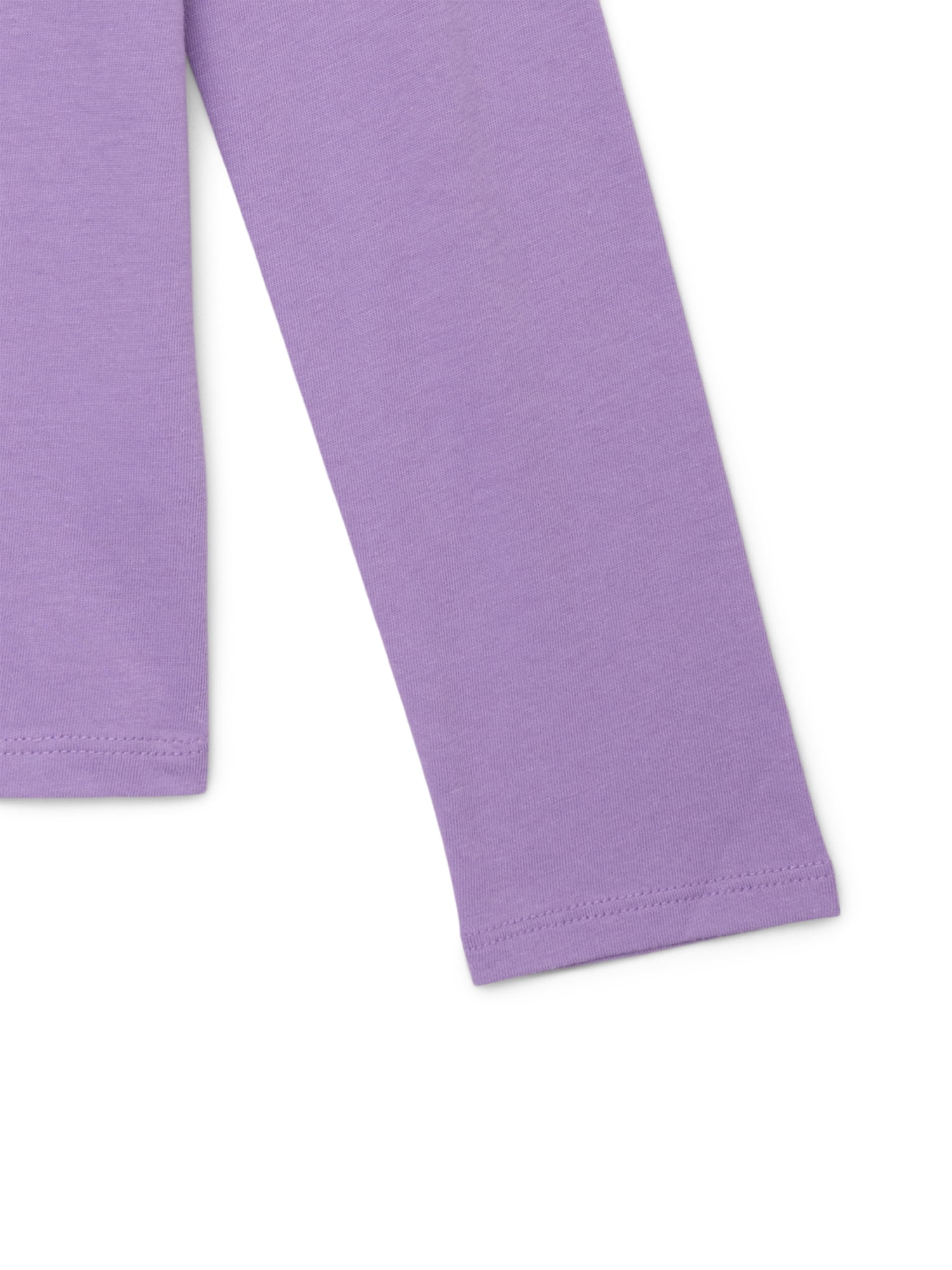 Wonder Nation Girls Embellished Tee with Long Sleeves, Sizes 4-18 & Plus