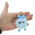 thumbnail image 4 of Unique Bargains 1 Pc Fashion Coal Ball Handbag Charm Bag Accessories Sky Blue, 4 of 5