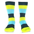 thumbnail image 5 of TeeHee Soft Comfortable Cotton Crew Socks for Women and Men Multipack (Stripes_3Pair-A), 5 of 9