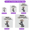 thumbnail image 5 of Happy Anniversary Cane Corso Celebrates Wedding Love Family Party Cutout Transfer Sticker Italian Mastiff Dog Lover Gifts Idea Transparent Decal Art Decor - 01015, 5 of 5