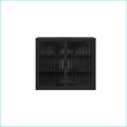 thumbnail image 3 of Sideboards Modern Black Iron + Tempered Glass Wall-Mount/Floor Cabinet with Three-Tier Storage & Woven Pattern | Entryway Living Room | Metal | Tempered Glass, 3 of 12
