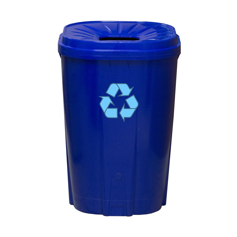 55 gal. Blue Recycling Bin