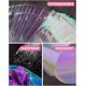 thumbnail image 4 of Bolsas de celofán iridiscentes, bolsas de golosinas con corbatas, envoltorios de regalo transparentes holográficos para cumpleaños, bodas, Pascua, Navidad, San Valentín, 4 of 4