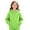 #A01-Fluorescent Green, variant on Abcomgle Hoodies for Teen Girls Cute Casual Hooded Girls Sweatshirt Plain Long Sleeve Girls Pullover Sweatshirt Casual Winter School Clothes for Teen Girls with Pocket