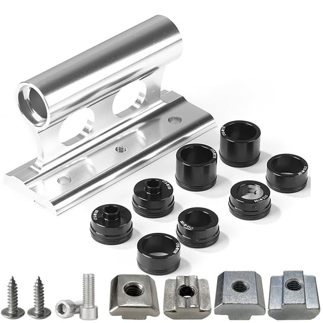 Bike Front Fork Mount Block Aluminum Alloy Car Roof Rack 20×110mm with Adapter