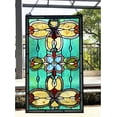 thumbnail image 4 of RADIANCE Goods Tiffany-Style Victorian Stained-Glass Window Panel 26" Height, 4 of 5