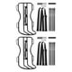 thumbnail image 2 of 1 par de soportes delanteros para portaequipajes de bicicleta, kit profesional para equipaje de cicloturismo, fabricado en aleación de aluminio, 2 of 9