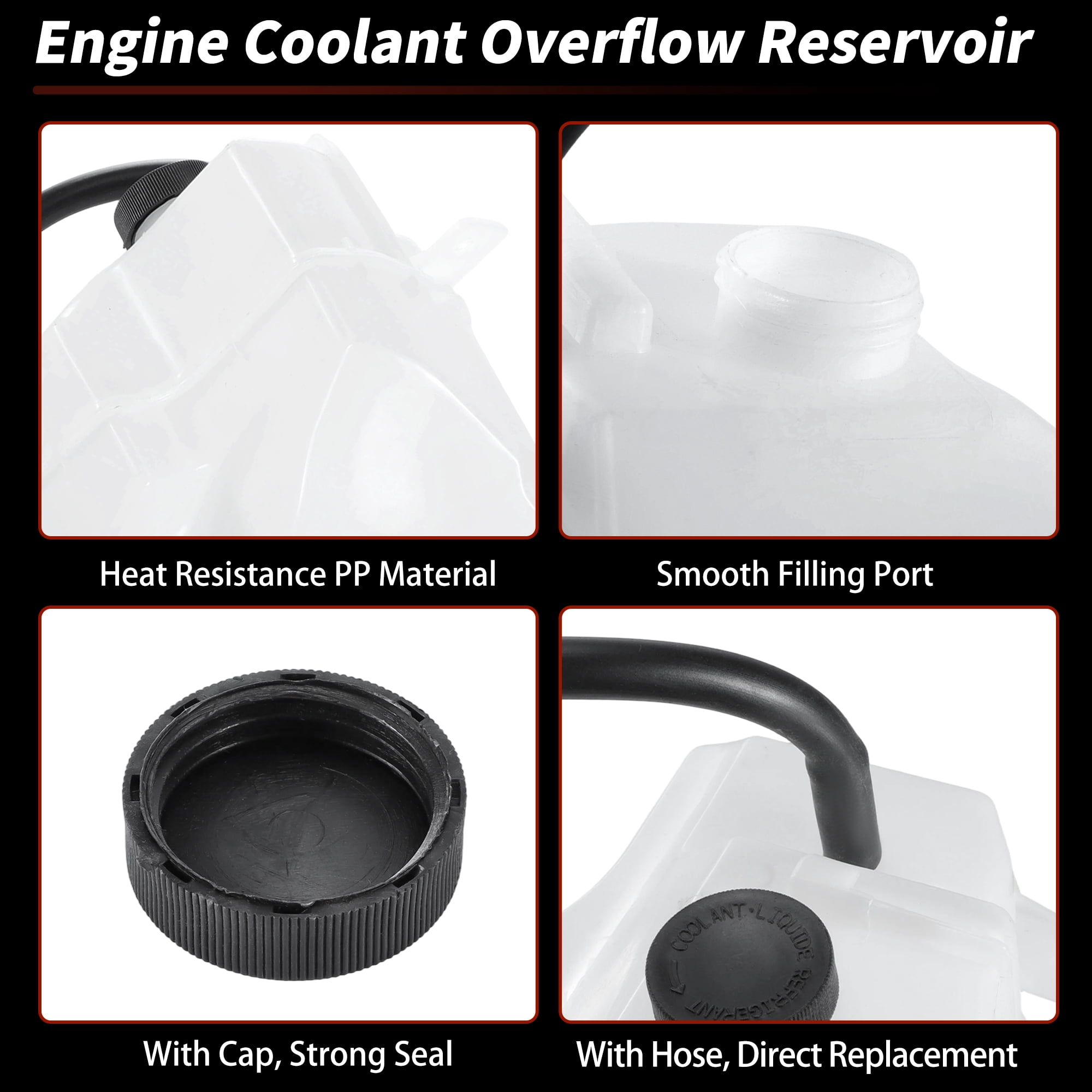 Unique Bargains Coolant Expansion Reservoir Tank for Nissan Altima and Maxima