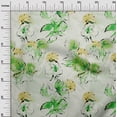 thumbnail image 3 of oneOone Silk Tabby Green Fabric Floral & Sewing Material Print Fabric By The Yard 42 Inch Wide, 3 of 6