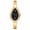 Goldbalck, variant on Women's Rhinestone Bangle Watch: Analog Quartz Movement Roman Numeral Dial Rhinestone Decor Teardrop Shape Wristwatch for Women