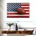 thumbnail image 3 of Elephant Stock Football American Flag Wall Art - Sports Canvas Canvas - 39" x 26", 3 of 8