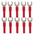 thumbnail image 4 of 10pcs U Type Fiche Banane U Forme 8mm Connecteurs Banane pour Multimètre Électronique ApplicationRed, 4 of 14