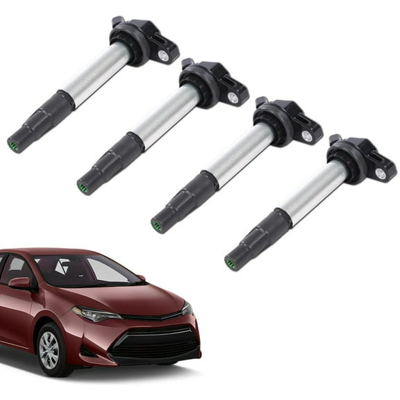 PIT66 4Pc Ignition Coils Denso Fit For 2009-2019 Toyota Corolla Prius 1.8L 90919-02258