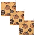 thumbnail image 7 of SKYSONIC 3 PCS Stylish Autumn Pumpkins Baby Muslin Washcloths, Face Towel Burp Cloths Ultra Soft Absorbent Cotton Bath Wipes Towels for Newborn Boys Girls, 7 of 7