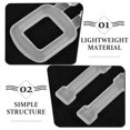 thumbnail image 3 of Miangastore 100pcs Banding Strapping Kit Plastic Strapping Packaging Strapping Tool Kit Box Packing Strapping Strapping Buckles Packaging Strapping Clips, 3 of 9