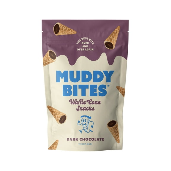 Muddy Bites Cone Dark Chocolate Fillings, 2.33 oz