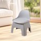 thumbnail image 4 of Taburete de plástico con respaldo | Silla infantil desmontable para dormitorio y sala de estar | Asiento acolchado para mayor comodidad | Taburete pequeño, mesa auxiliar o taburete para sofá, 4 of 6