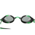 thumbnail image 2 of Speedo Jr. Vanquisher 2.0 Anti-Fog Swim Swimming Competition Goggle, Black/Green, 2 of 2
