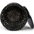 thumbnail image 5 of Finch Twysted Wicker Side Table with Removable Lid Hourglass Brown and Black, 5 of 5