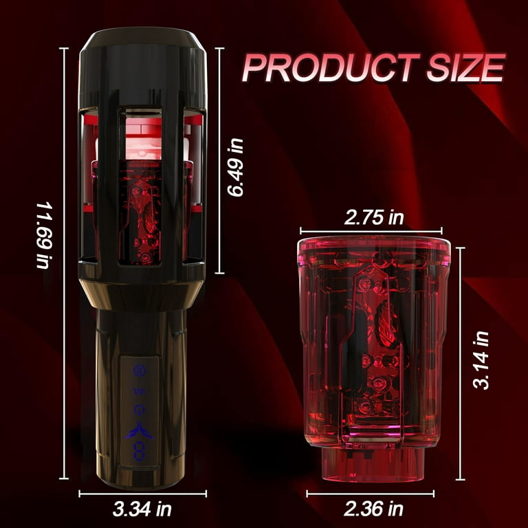 AYIYUN Thrusting Male Masturbator Sex Toys for Men 4 in 1 Stroker 9  Rotating & 9 Telescopic & 9 Vibrating & 7 LED Light Modes Automatic Adult  Toy for Self-Pleasure Masturbation - Walmart.com