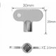 thumbnail image 4 of Llave de purga del radiador, 4 piezas Llave de purga del radiador Tapa de purga Llave de la válvula de purga Llaves de purga del radiador Calefacción Llave de calefacción para válvula del, 4 of 5
