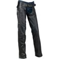thumbnail image 1 of Z1R Womens Sabot Leather Chap - Black, 1 of 1