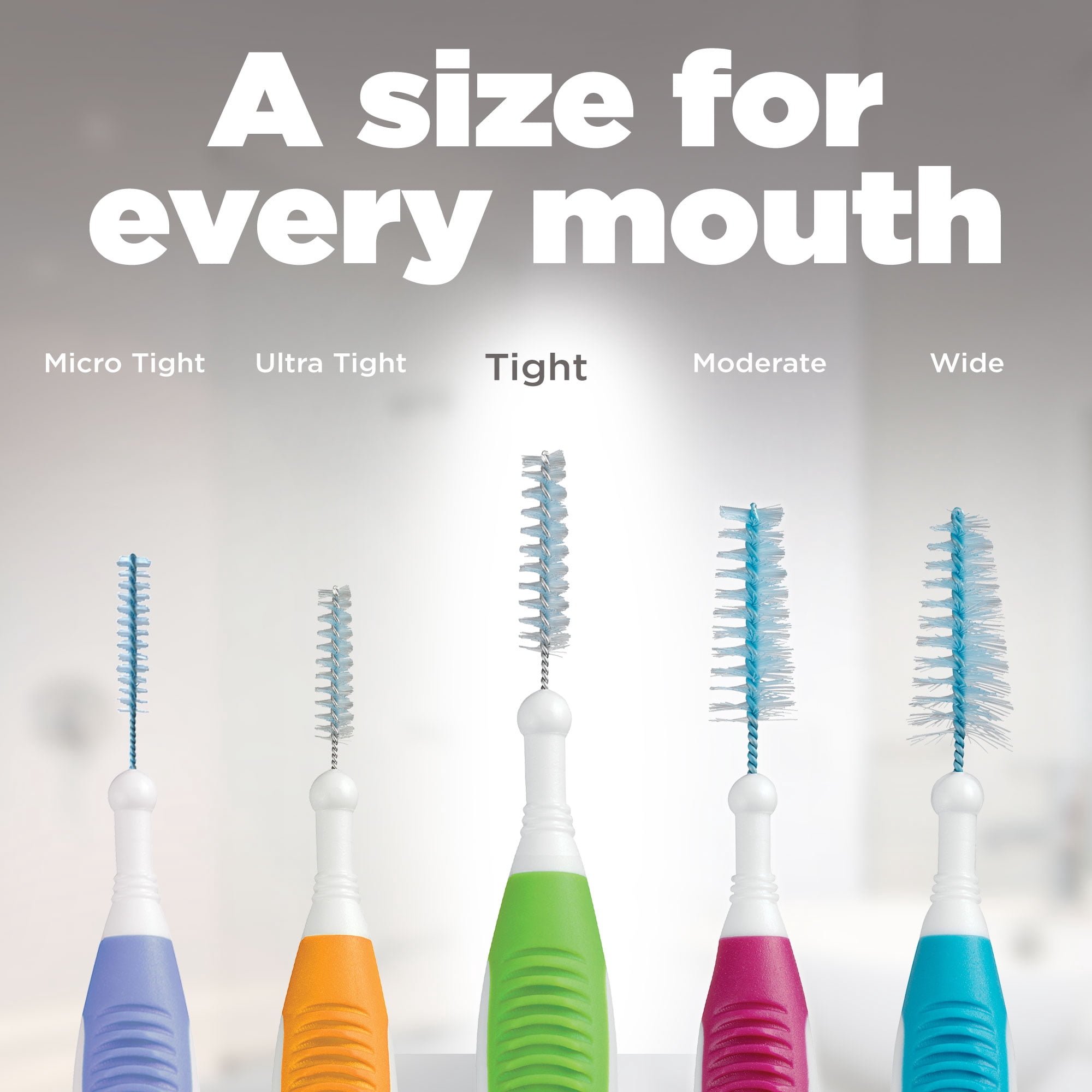 (2 pack) GUM Proxabrush Go-Betweens - Tight, Interdental Brushes, Soft Bristled Dental Picks,  10  Count