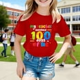 thumbnail image 2 of oqasdz Back To School Graphic Print Short Sleeve T Shirt Crewneck 100 Days of School Shirt for Boys and Girls Breathable Cozy Performance Casual Outdoor, 2 of 4