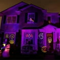 thumbnail image 5 of 16" Halloween Window decorate Plug Light Witch Skull Head Cat  Bat decor-4 Pack  Window Lights with Suction Cups scarry light, 5 of 8