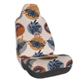 thumbnail image 1 of Wukai Vintage Botanical Butterfly Art Full Set Car Seat Covers with Soft Padding Universal Auto Front Seats Protector and Cushion Mat, 1 of 5