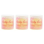 Kinky Curly Originale Crème Anglaise à Boucler Gel Coiffant Naturel 8oz"Lot de 3 Pouces