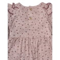thumbnail image 4 of Modern Moments by Gerber Baby Girl Long Leg Romper with Ruffle Detail, Sizes 0/3 Months - 24 Months, 4 of 7