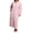 Pink, variant on Women's Amanda Rich 607-37X Plus Velour Zip Front Robe (Light Blue XL)