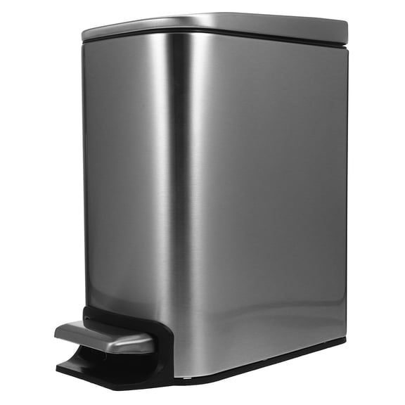 SWETRACE Stainless Steel Kitchen Trash Can with Hands-Free Sensor Lid, Fingerprint-Resistant Garbage Bin 1 Piece