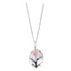 thumbnail image 1 of Eterno y Dama Colgante Tronco Flor Cristal Retro Árbol Vida Collar Doble Cara Collares Europeos Colgantes, 1 of 4