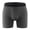 Grey, variant on Men's Compression Boxer Briefs Underwear Breathable Stretch Comfy Lightweight Underpants Blue L