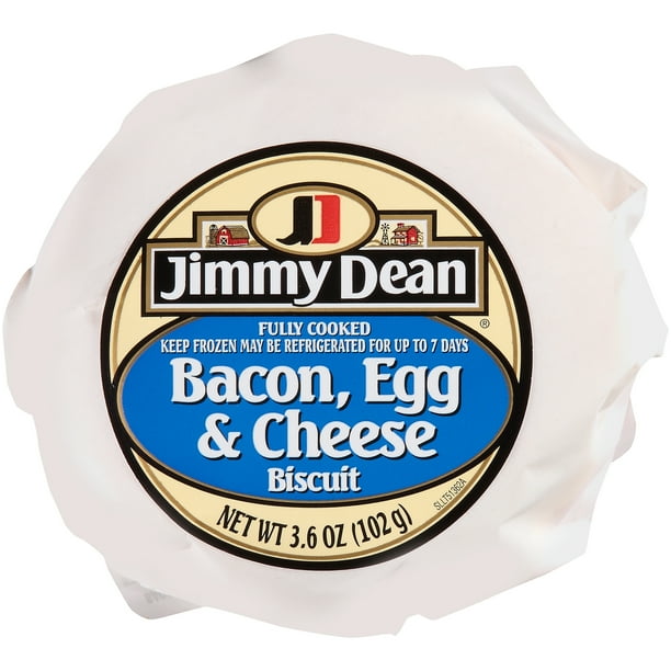 Jimmy Dean Bacon, Egg & Cheese Biscuit Sandwich, 3.6 oz