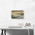 thumbnail image 2 of ARTCANVAS Eight Views of Omi - Evening Glow at Seta Canvas Art Print by Utagawa Hiroshige - Size: 18" x 12" (0.75" Deep), 2 of 9