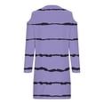 thumbnail image 5 of Robes pour Femmes, Robe d'Été Imprimée pour Femmes à Manches Longues avec Col Rabattu, 5 of 5