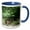 Blue/White, variant on 3drose, Young Buck, 11oz Magic Transforming Mug
